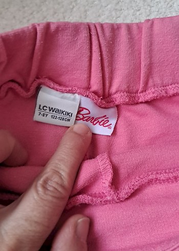 8 Yaş Beden Düğmeli Pembe Kız Çocuk Etek