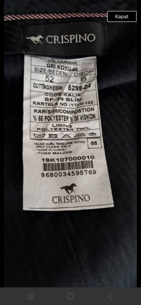 Gri Erkek Ofis Takım Elbise - Görsel 5