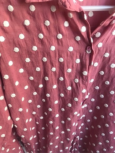Zara Puantiyeli gömlek