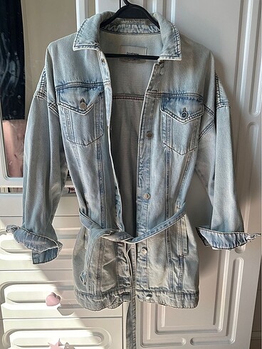 Stradivarius Uzun jean ceket