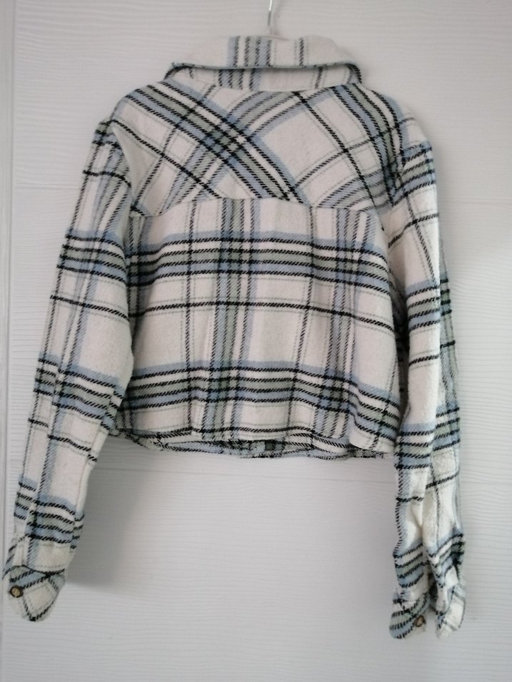 Ekose Desenli kız çocuk oduncu gömleği 9/10 yaş - Görsel 3