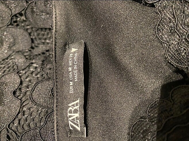 Zara Zara esnek dantelli harika elbise