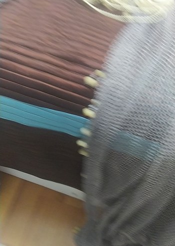 Bohem Nakışlı Gri Tül Perde - Görsel 2