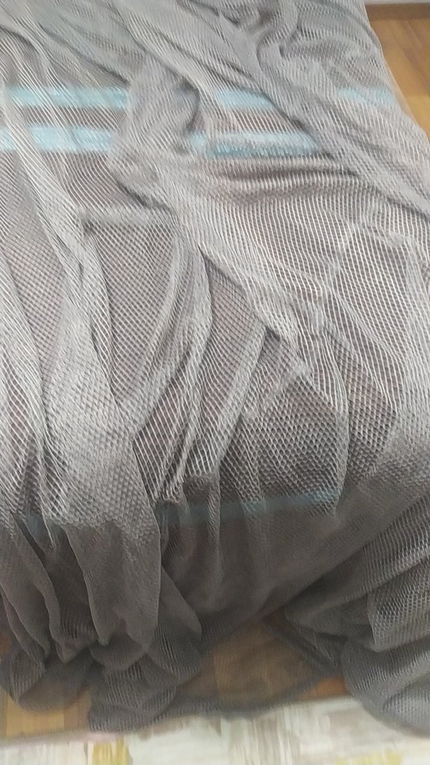 Bohem Nakışlı Gri Tül Perde - Görsel 5