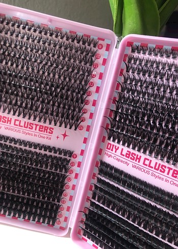 Diğer Pembe DIY Kirpik Takımı