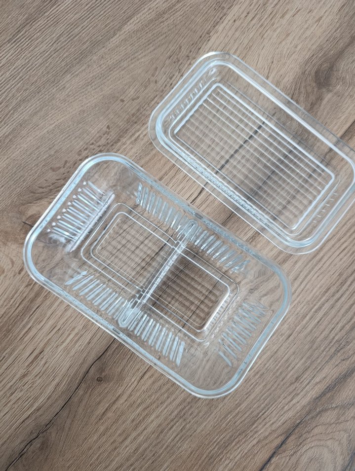 Paşabahçe Cam Kapaklı Tereyağı Bal Kasesi - Görsel 2