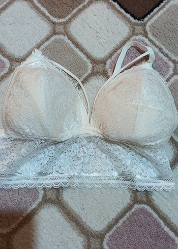 Diğer Beyaz Dantel Bohem Tarz Bralet