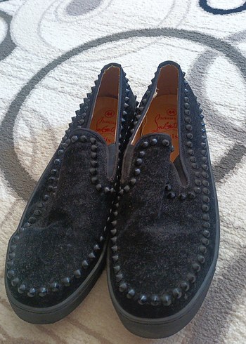 Düğmeli Siyah Süet Erkek Espadril - Görsel 2