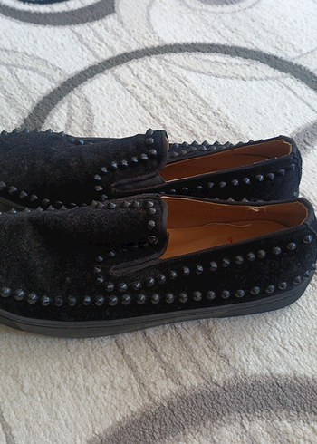 Düğmeli Siyah Süet Erkek Espadril - Görsel 3