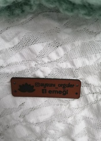 Örgü boyunluk atkı Eldiven 2li takım - Görsel 6