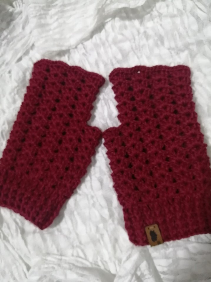 Örgü boyunluk atkı Eldiven 2li takım - Görsel 4