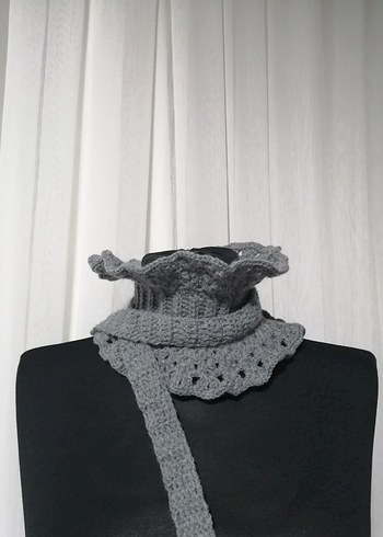 Örgü Boyunluk atkı - Görsel 3