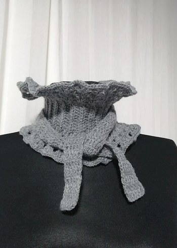 Örgü Boyunluk atkı - Görsel 2