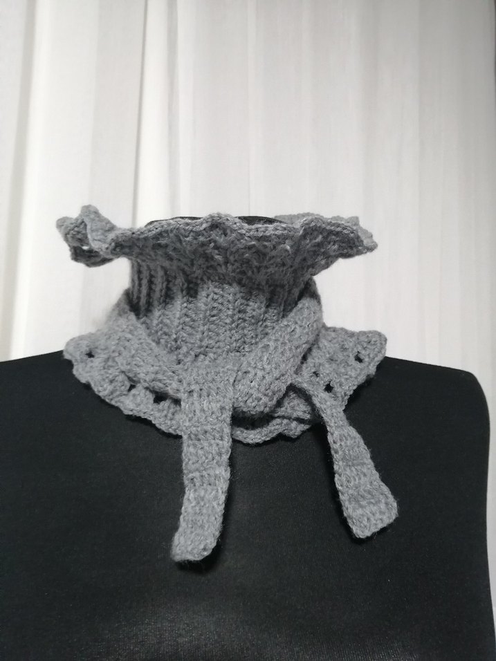 Örgü Boyunluk atkı - Görsel 2