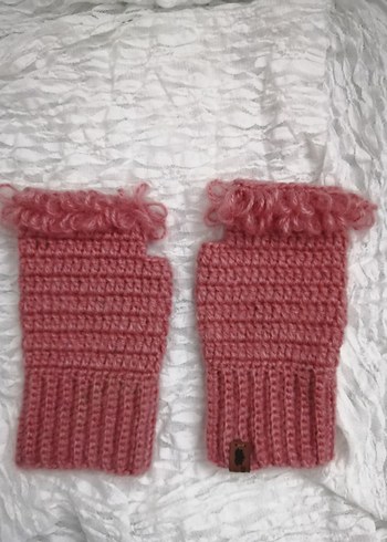 Bohem Örgü Kadın Eldiveni..
parmaksız eldiven - Görsel 2