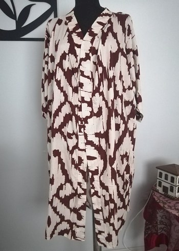 Kadın 2li takım Batik Desenli Kimono - Görsel 4