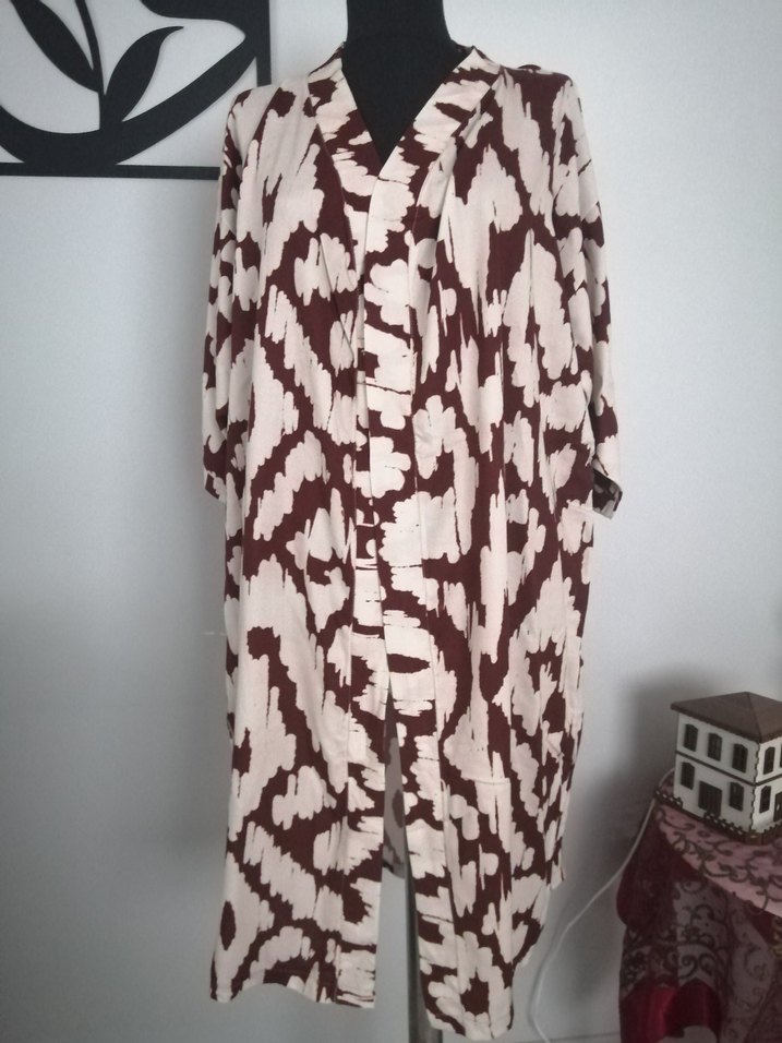 Kadın 2li takım Batik Desenli Kimono - Görsel 5