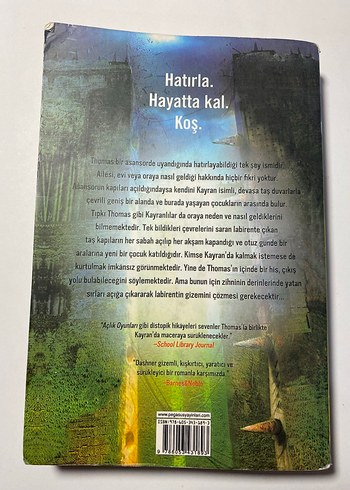  Labirent Ölümcül Kaçış - James Dashner