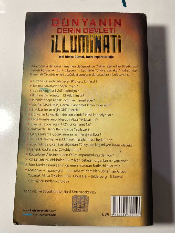 Dünyanın Derin Devleti İlluminati Kitap - Görsel 2