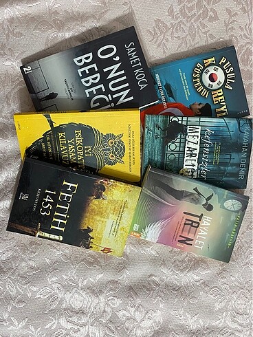 6 adet kitap