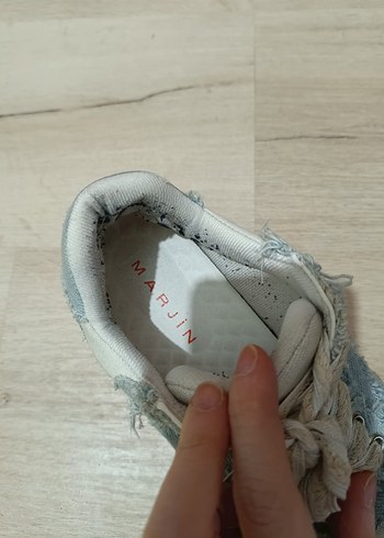 Kadın Mavi Denim Platform Spor Ayakkabı - Görsel 5