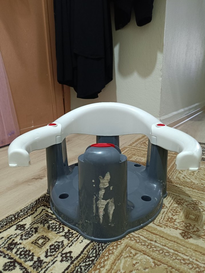 Gri Bebek Mama Sandalyesi - Görsel 2