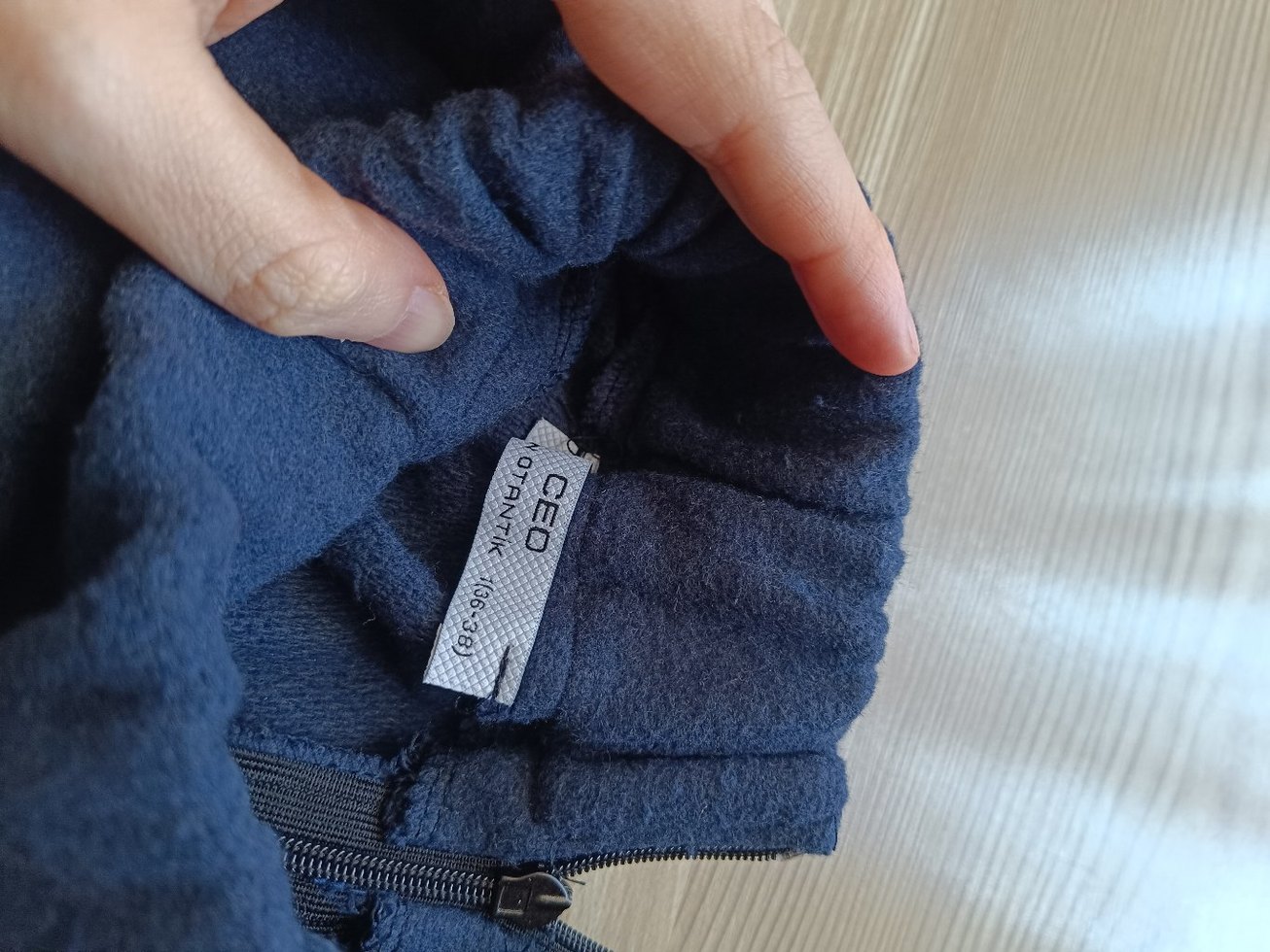 Lacivert Uzun kaşe etek - Görsel 3