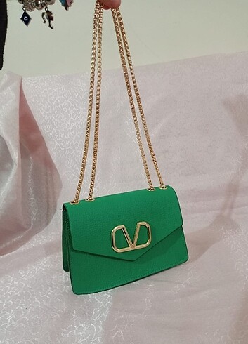  Beden yeşil Renk sıfır çanta 