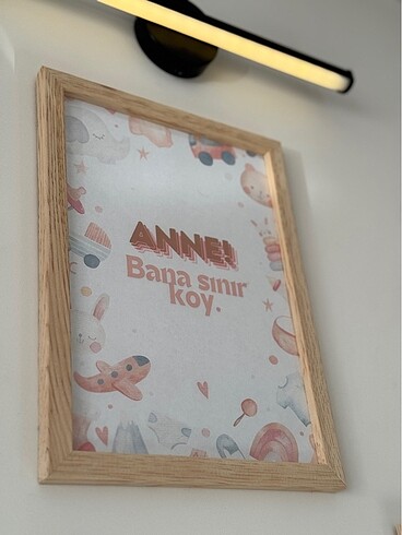 ?Anne Bana Sınır Koy!? Tasarımlı Tablo