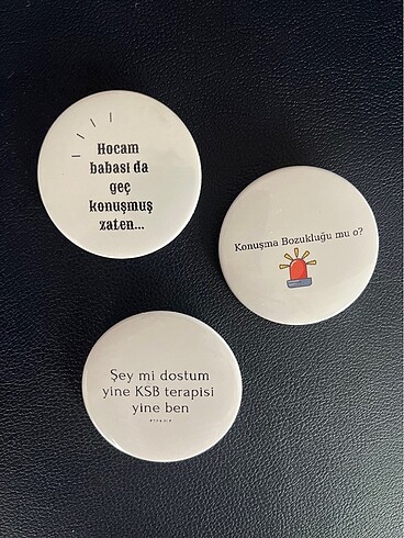 3'lü Rozet DKT seti