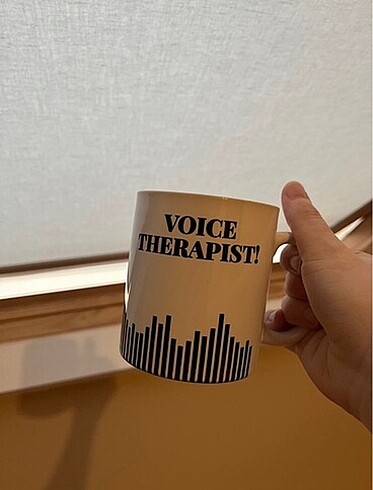 Voice therapist baskılı kupa bardak