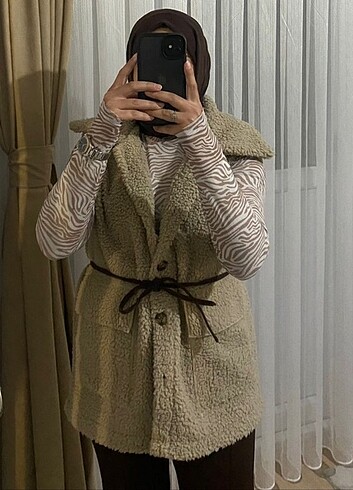 Trend Peluş Yelek Ceket