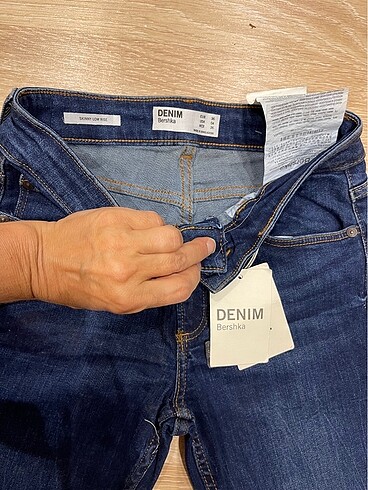 s Beden lacivert Renk Zara Hiç kullanılmamış kot ???? pantolon