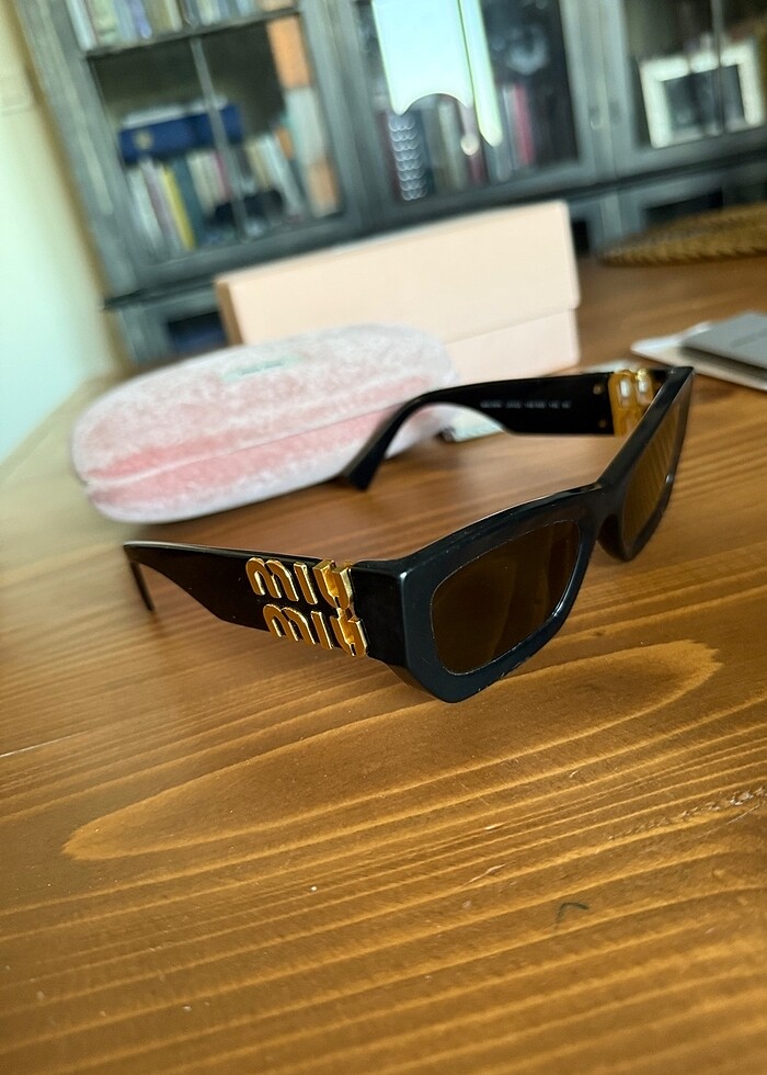 miu miu orjinal siyah cat eye gözlük - Görsel 2