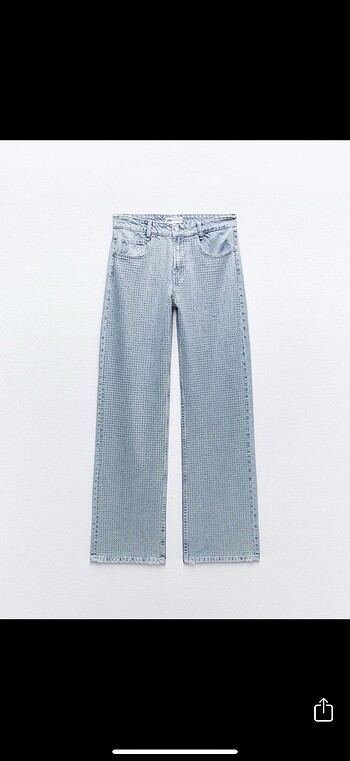 zara taşlı jean