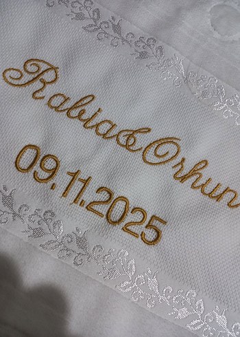 kişiye Özel isimli havlu - Görsel 2