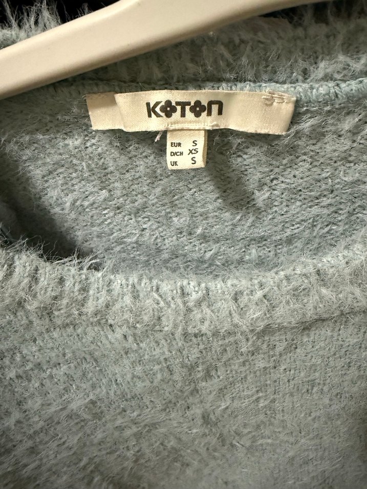 Gri Kısa Kollu Örgü Kadın Kazak - Görsel 3