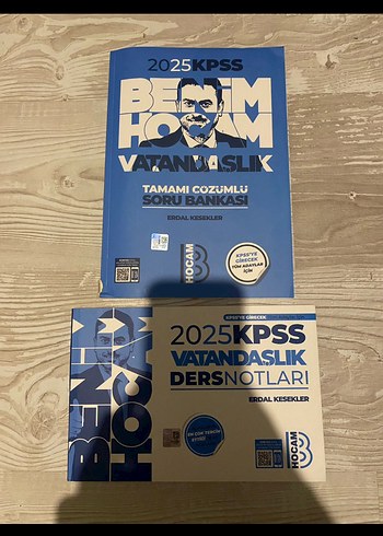 2025 KPSS Benim Hocam Vatandaşlık Kitapları