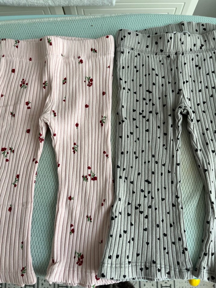 Kızlar için Pilili Nakışlı Tayt - Görsel 3