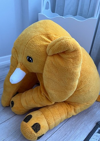Sarı Peluş Fil Oyuncak - Görsel 3