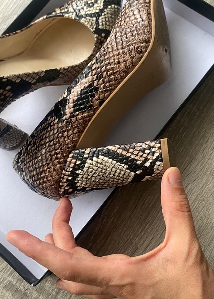 Kalın topuklu Ayakkabı - Görsel 4