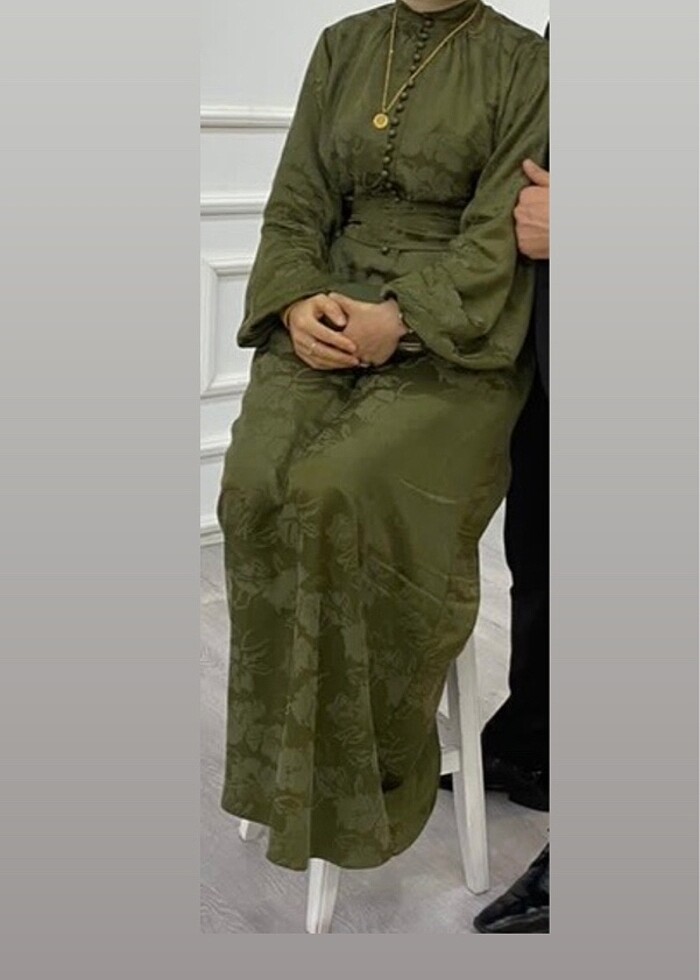 Qras marka şık elbise - Görsel 3