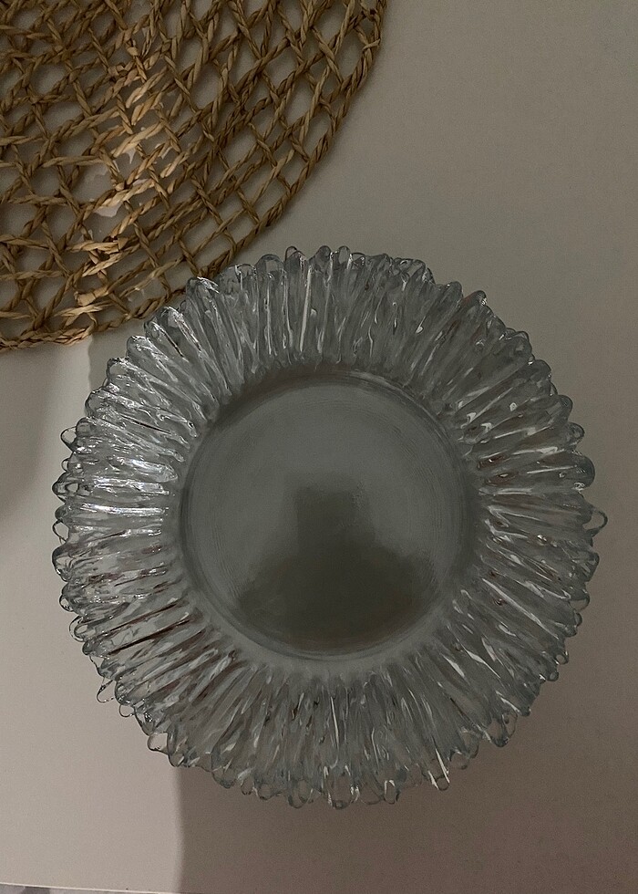 Cam pasta tabağı ve çay tabağı - Görsel 5