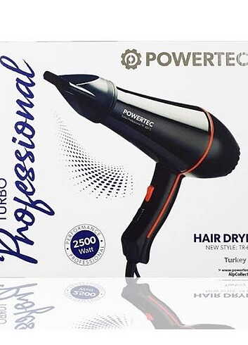 Powertec TR 601 Profesyonel Fön makinesi 