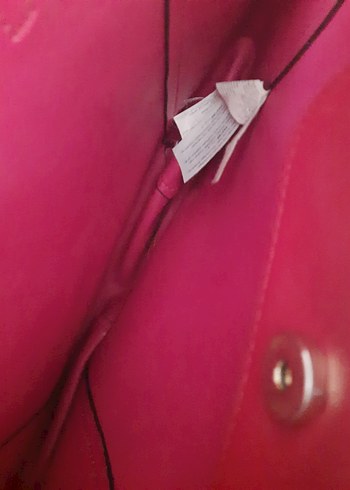 Kırmızı Deri Kadın Çanta - Görsel 2