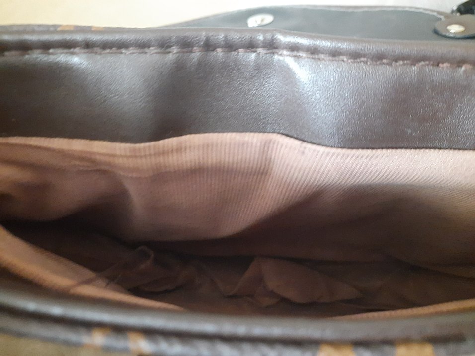 Kahverengi Baskılı kadın Omuz Çantası - Görsel 2