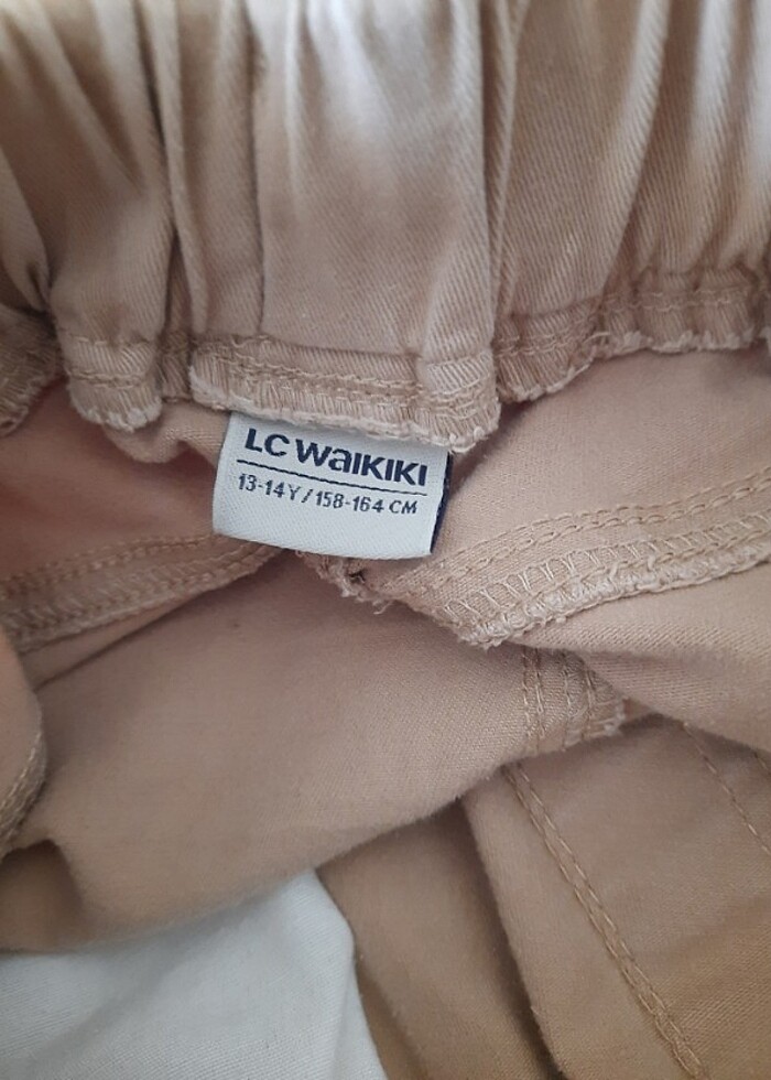 Erkek çocuk bej renk pantolon - Görsel 3