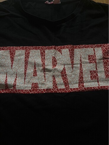 Zara MARVEL siyah tişört