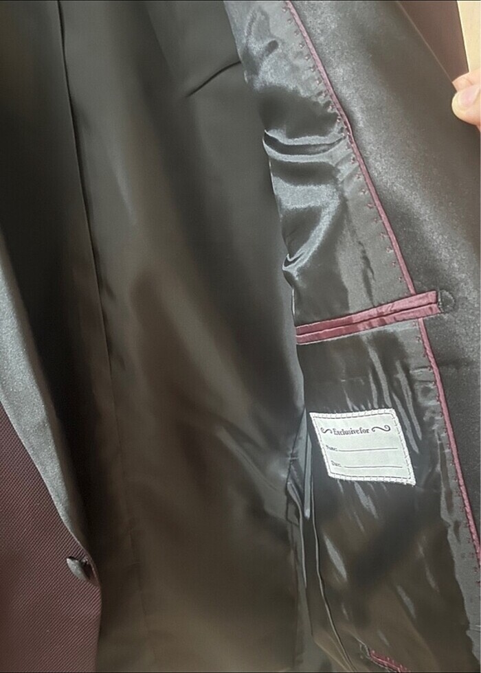 ALTINYILDIZ SMOKİN BORDO CEKET - Görsel 3