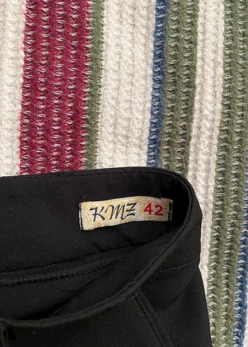 Siyah Regular Fit Kumaş Pantolon - Görsel 4